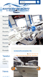 Mobile Screenshot of bootscenter-mueritz.de